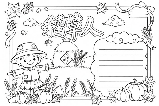 可打印线稿