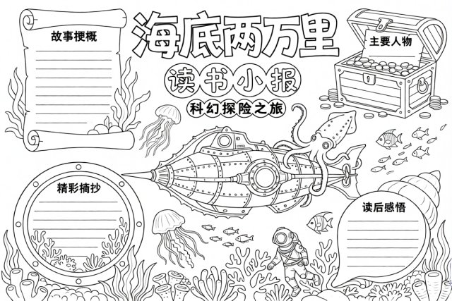 可打印线稿