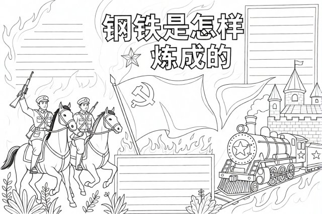 可打印线稿
