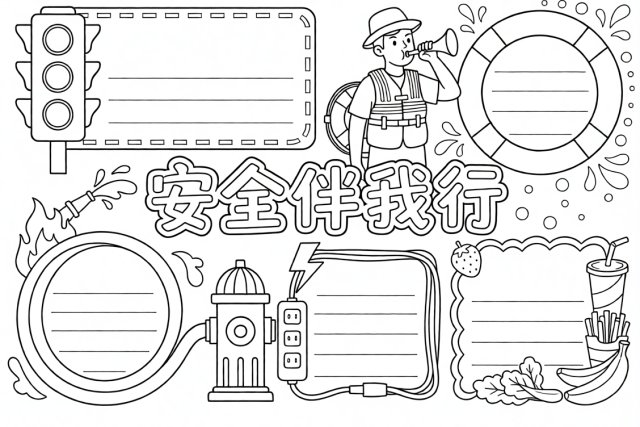 可打印线稿