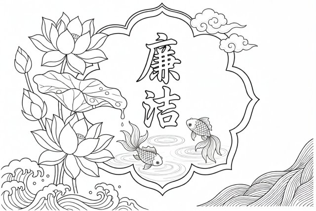 可打印线稿