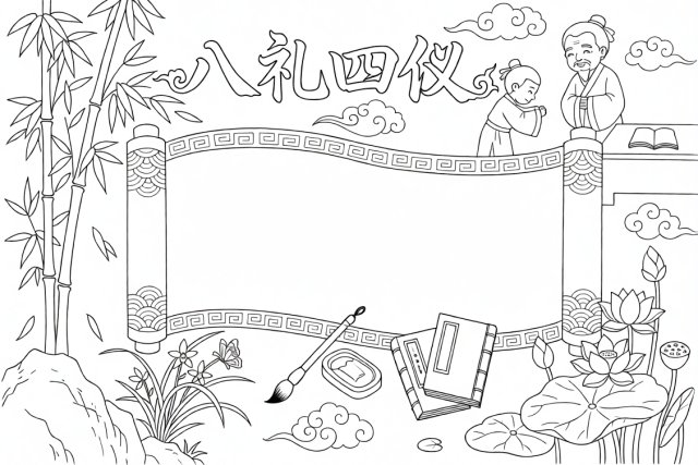 可打印线稿
