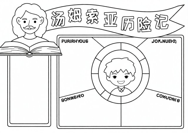 可打印线稿
